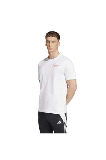 adidas Ανδρικό μπλουζάκι με λευκό στρογγυλό λαιμό F50 History G T