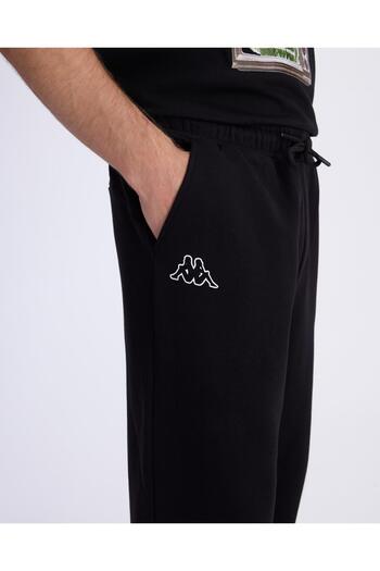 Kappa Fadejo Men's Black Regular Fit Sweatpants