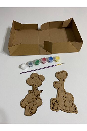 MODAT Wooden DIY Painting Set Educational Montessori Children's Development Toy
