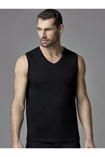Eros 100% Cotton Sleeveless V-Neck 2-Piece T-Shirt Thclvr.3E0.1R.S