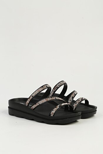 Pierre Cardin Black Women's Slippers Pc-7489