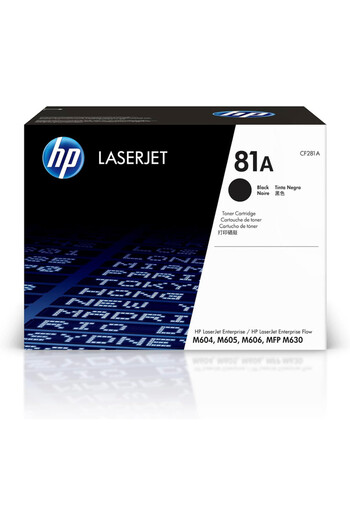 HP 81A Black Original Laserjet Toner Cartridge - CF281A