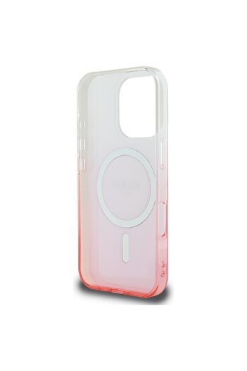 Guess Husă MagSafe cu sclipici gradient IML pentru iPhone 16 Pro, Guess - Roz