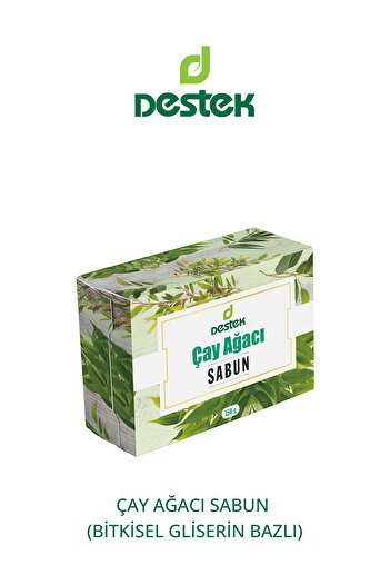 Destek Çay Ağacı Sabun, Gliserin Bazlı, Akne Karşıtı 150 gr