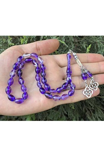 Midyat Gümüş Dünyası Men's Moire Barley Cut Powder Rosary MGD20202040