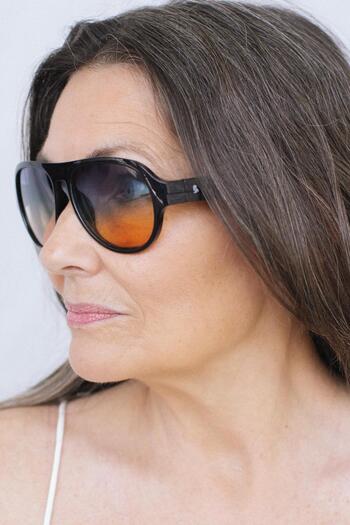 Bilge Karga Çardak Black Blue Orange Sunglasses