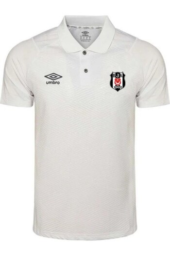 Beşiktaş Μπλουζάκι Beşiktaş Umbro Original Λευκό Polo Collar με Ξύλινο κουτί δώρο