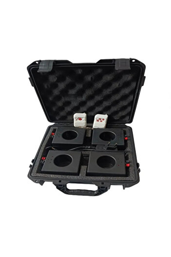 Depox Professional wireless fireworks system, volcano type, 4 consoles