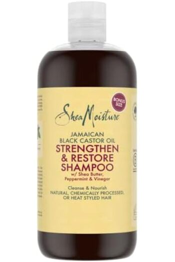Shea Moisture Jamaican Black Castor Oil Shampoo for Hair Growth Enhancement 506ml