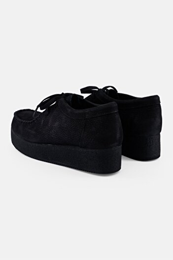CLARKS Women Standard Wallacraft Lace Up Casual Shoes, Black