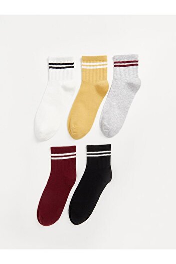 LC Waikiki Striped Women's Socks 5 Pack (W4)