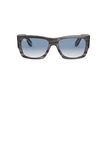 Ray-Ban Ray Ban Unisex Square Sunglasses- Rb 2187 - Lense Size:54mm - Striped Grey