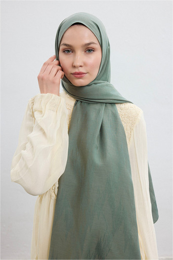 Qef Cotton Line Şal Mint