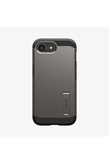 Spigen Tough Armor MagFit AI designed for iPhone 16E case (2025) MagSafe compatible - Gunmetal