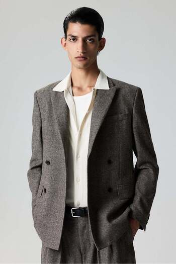 H&M Regular Fit Wool-blend double-breasted jacket
