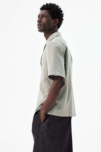 H&M Regular Fit Linen-blend resort shirt