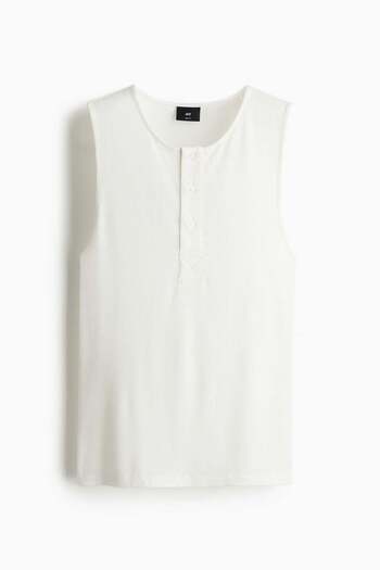 H&M Slim Fit Ribbed vest top