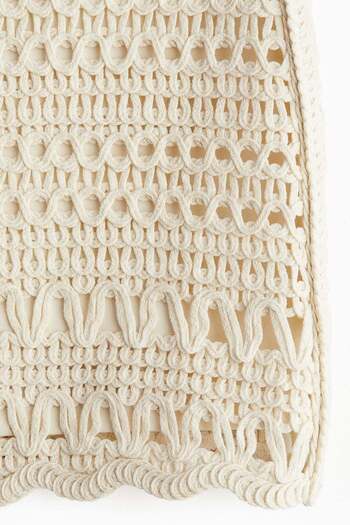 H&M Crochet-look Mini Shorts