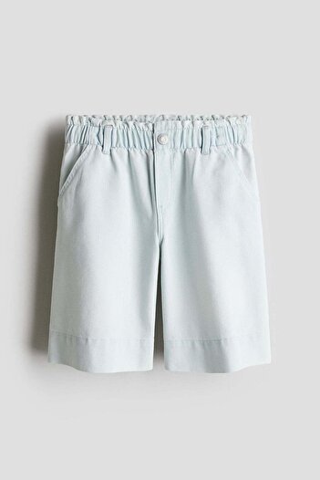 H&M Paper bag denim shorts
