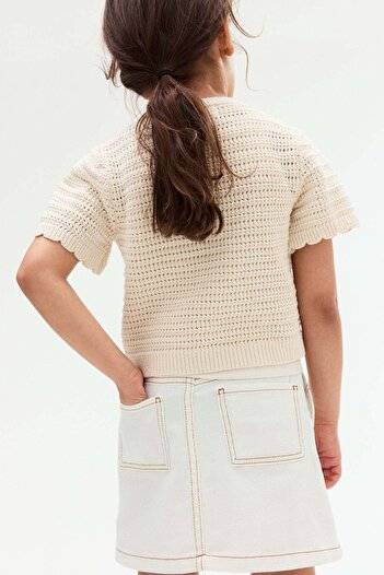 H&M Cotton twill skirt