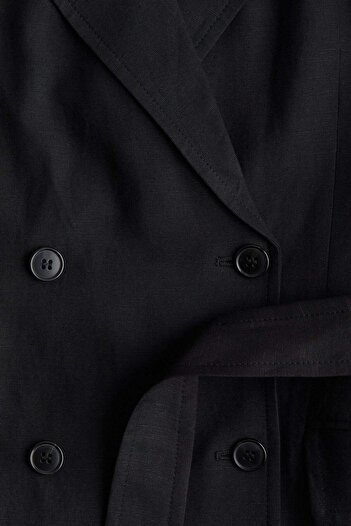 H&M Linen-blend blazer dress