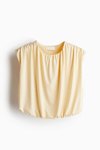 H&M Draped cropped top