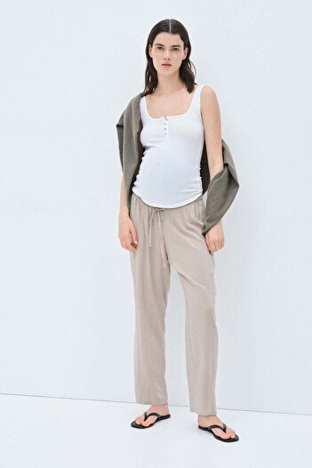 H&M MAMA Before & After Drawstring trousers