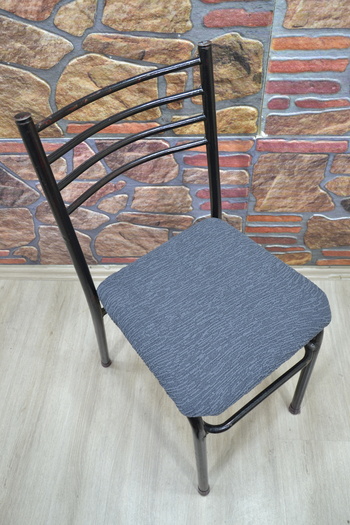 kılıfteks 4 Pcs Iron Chair Covers Jacquard Fabric