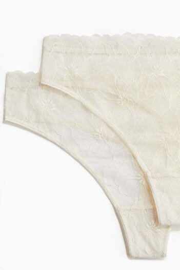 H&M 2-pack lace thong briefs