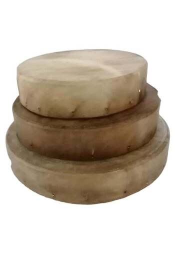 alkaraz music 3-piece leather drum set