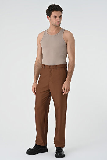 Antioch Beige Slim Fit Men's Athlete