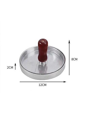 Choice red Hamburger Patty Machine Home Kitchen Burger Meat Press Making Round Patty Press Mold Creative Br
