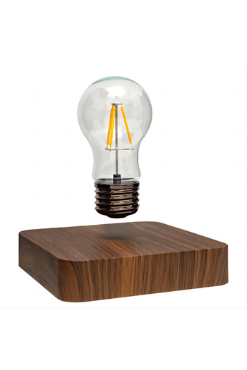 Choice EU Square chassis Magnetic Levitation Lamp Creativity Floating Glass LED Bulb Home Office Desk Decor