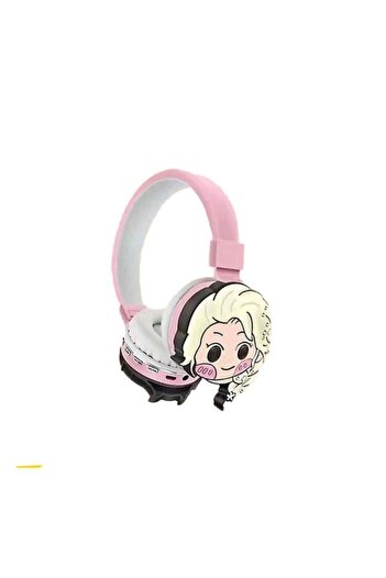 Generic Stylish Girlish Wireless Bluetooth Headset (Pink)| Lightweight, Foldable, Long Battery Life