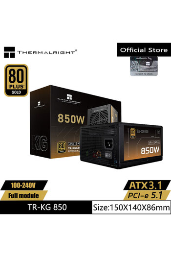 Choice1 750W Thermalright TR-KG850 Black Gold medal fully modular power supply/support ATX3.1/Voltage 100-24
