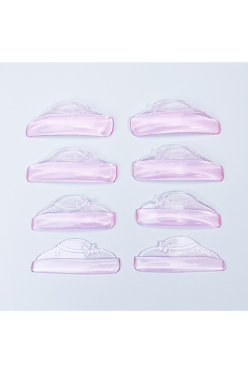Choice Pink Lomansa 4 Pairs L Curl Silicone Eyelash Perm Pads Sticky Lashes Rod Shield Lifting 3D Eyelash C