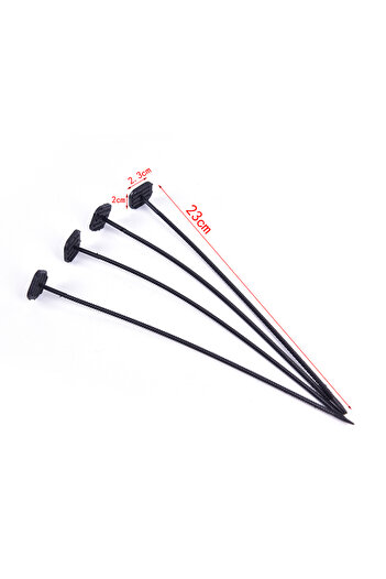 Choice Black 1Set Electric Radiator Fan Tie Strap Mounting Kit Zip Ties Straps Tabs Springs