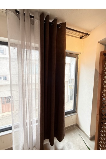 Calabra KETEN BLACKOUT FON PERDE RUSTİKLİ KAHVERENGİ/WOOD