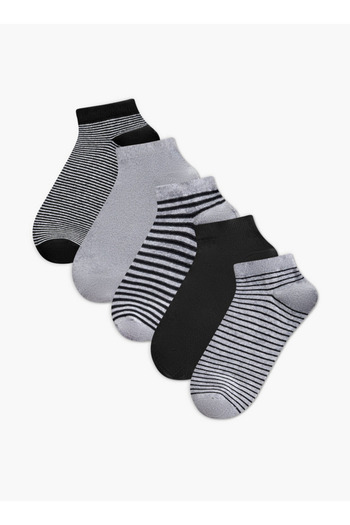 LBL by Shoexpress Assorted Ankle Length Socks - Set of 5