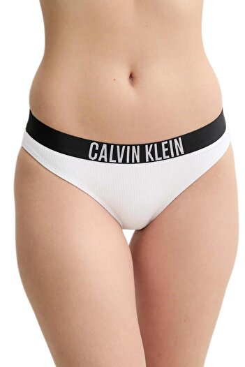 Calvin Klein Kadın Beyaz Bikini Alt KW0KW02752