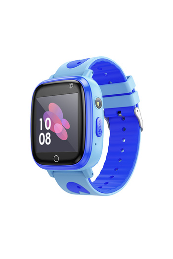 REDz Accessories Ceas inteligent HOCO Y100, pentru copii, baterie de 400mAh, Bluetooth, memorie 32Mb+32Mb, silicon, albastru