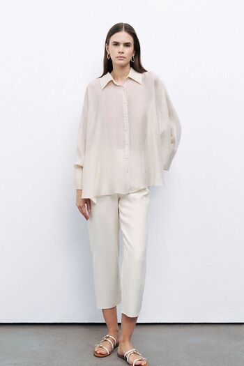 Nocturne Embroidered Flowy Shirt