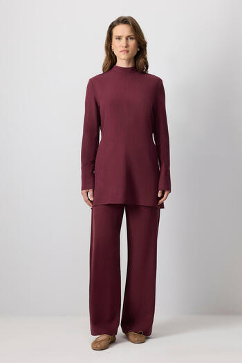 Touché Privé Tie at the Waist Tunic Pants Suit
