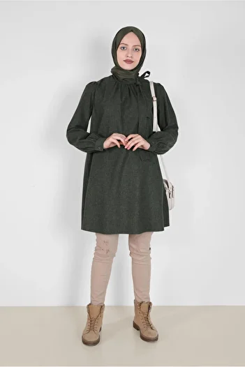 Alvina COTTON TUNIC WITH TIE DETAIL 42259