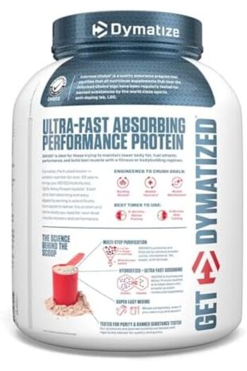 Dymatize ISO 100 Carb Whey Gourmet Chocolate, 5 lb