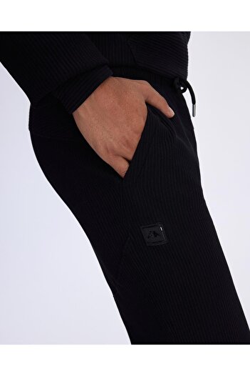 Kappa Salbadell Men's Black Oversize Fit Sweatpants