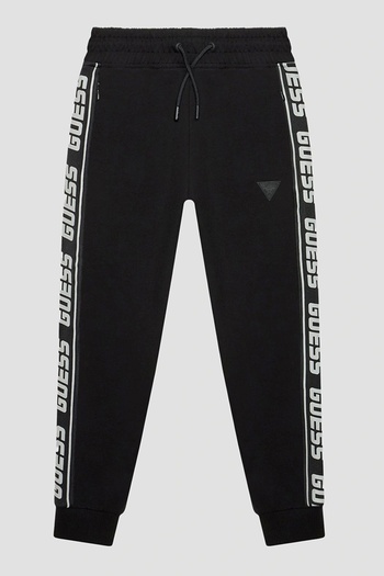 Guess Black E.Six with Children's Stripe Logo