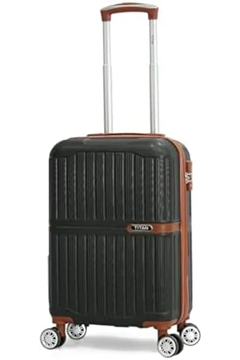 Titan Airplane Cabin Bag Size S 20, Polycarbonate (PC), 1 (Black, S 20)
