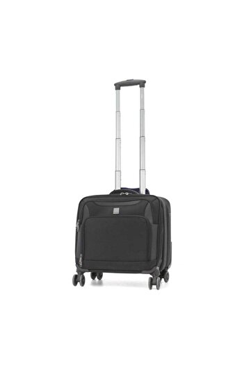 Titan softside Double Spinner Wheel Luggage Trolley Bag 17 inch Cabin Size, Black