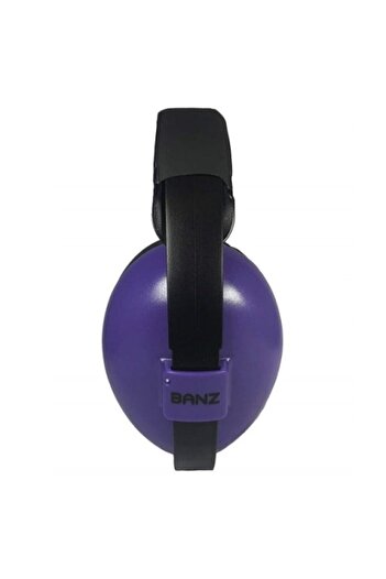 Banz Earmuffs for babies and children, Banz, Bubzee, 3-36 months, Dark purple baby airplane headphones